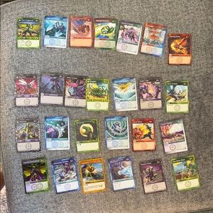 26 Colorful Bakugan Game card Set